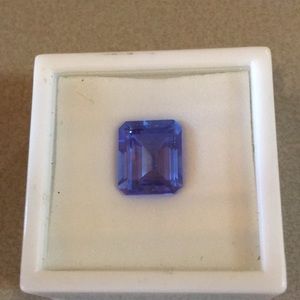 Beautiful Octagon Blue Topaz